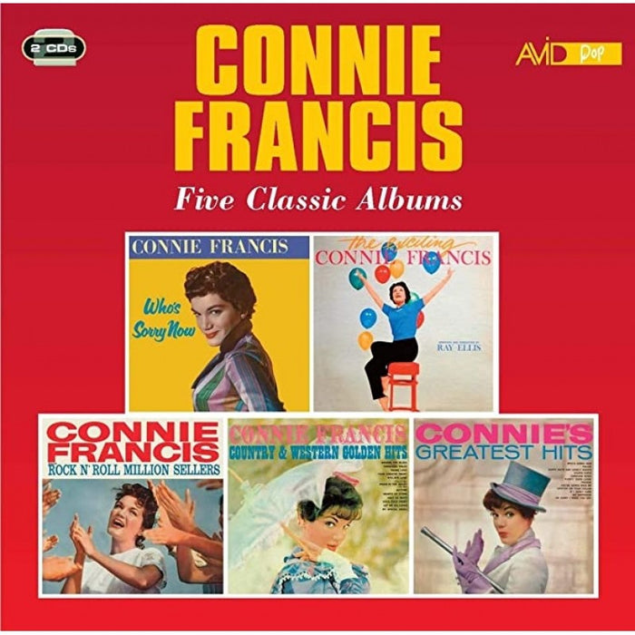 Connie Francis - Five Classic Albums (2CD) (New CD)