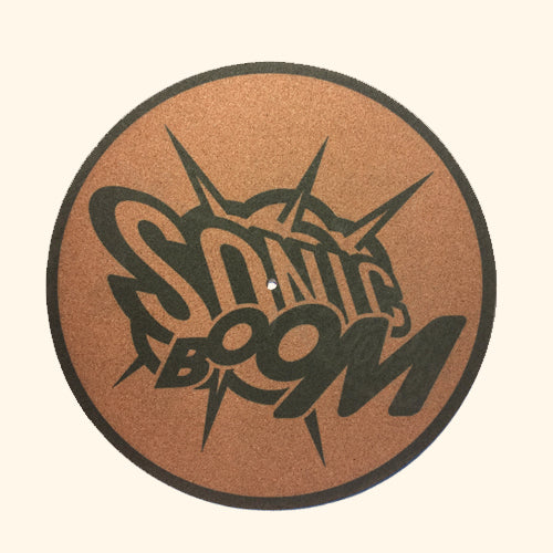 Cork Slipmat - Sonic Boom Logo