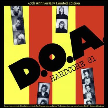D.O.A. - Hardcore 81 (40th Anniversary/Red Colour) (New Vinyl)
