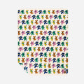Dancing Bears Fleece Blanket. Created in collaboration with Grateful Dead (SLOWTIDE)