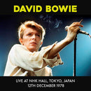 David Bowie - Live at NHK Hall, Tokyo, Japan 12th December 1978 (New Vinyl)
