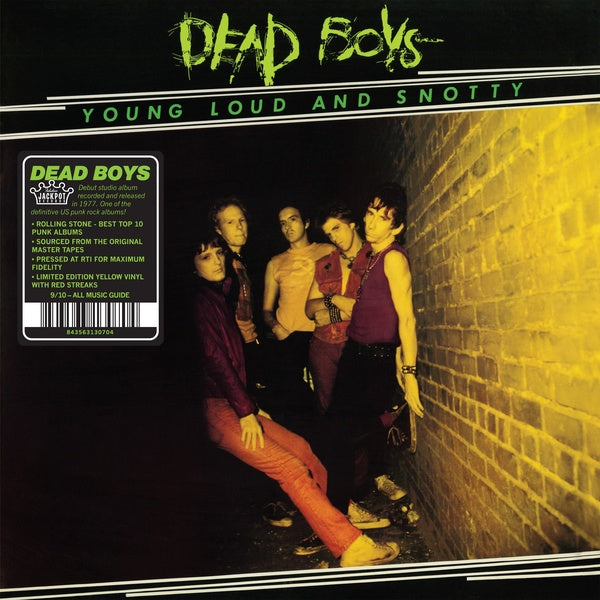 Dead Boys - Young, Loud and Snotty (Ltd Yellow w/ Red Colour) (New Vinyl)