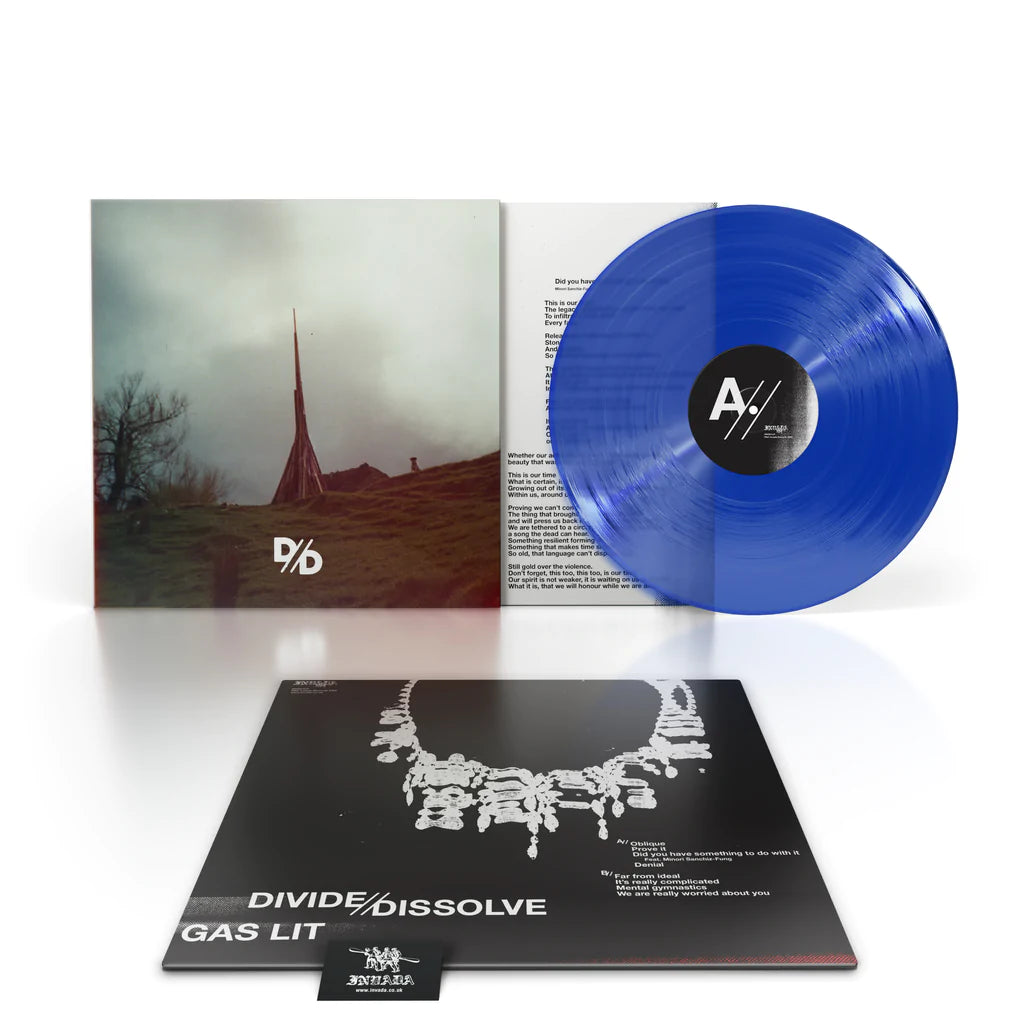 Divide And Dissolve - Gas Lit (Transparent Blue) (New Vinyl)