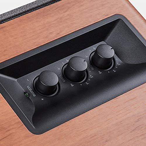 Edifier R1280T Powered Bookshelf Speakers - 2.0 Stereo Active Near Field Monitors - Studio Monitor Speaker - Wooden Enclosure - 42 Watts RMS -   *AVAILABLE FOR IN-STORE PICKUP ONLY*