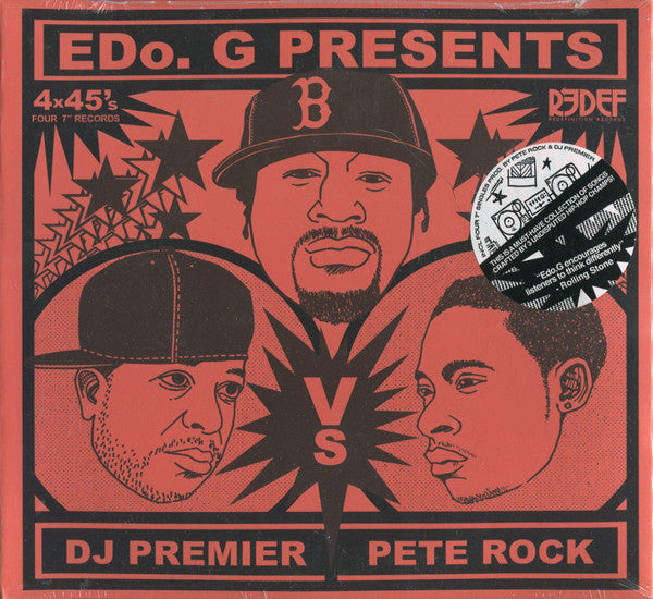Edo G - Pete Rock vs. DJ Premier (4x7") (New Vinyl)