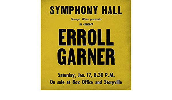 Erroll Garner - Symphony Hall Concert (New CD)