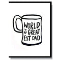 Father's Day - World's Greatest Dad Card - Smitten Kitten