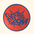 Felt-slipmat-sonic-boom-logo