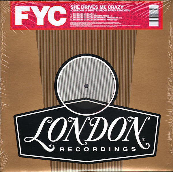 Fine Young Cannibals - She Drives Me Crazy (Cerrone/Dimitri From Paris Remixes) (12") (RSD 2021) (New Vinyl)