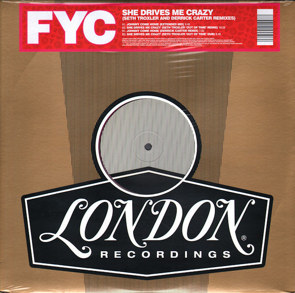 Fine Young Cannibals - She Drives Me Crazy (Seth Troxler/Derrick Carter Remixes) (12") (RSD 2021) (New Vinyl)