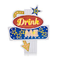Flashing Bottle Topper - Tate