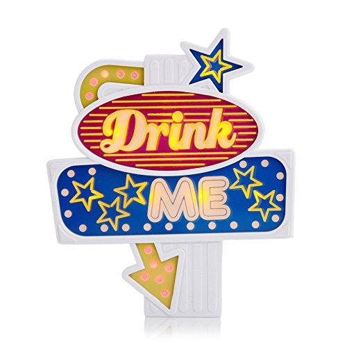 Flashing Bottle Topper - Tate