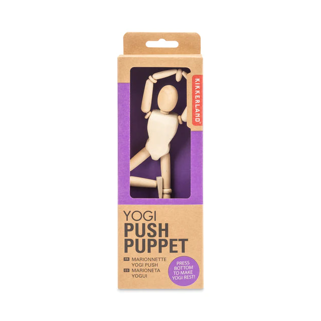Yogi Push Puppet - Kikkerland