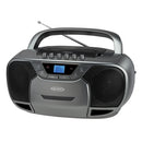 Jensen CD590C Bluetooth Boombox CD Cassette Recorder AM/FM (Coral) (Electronics) ***AVAILABLE AS CURB-SIDE PICKUP ONLY***