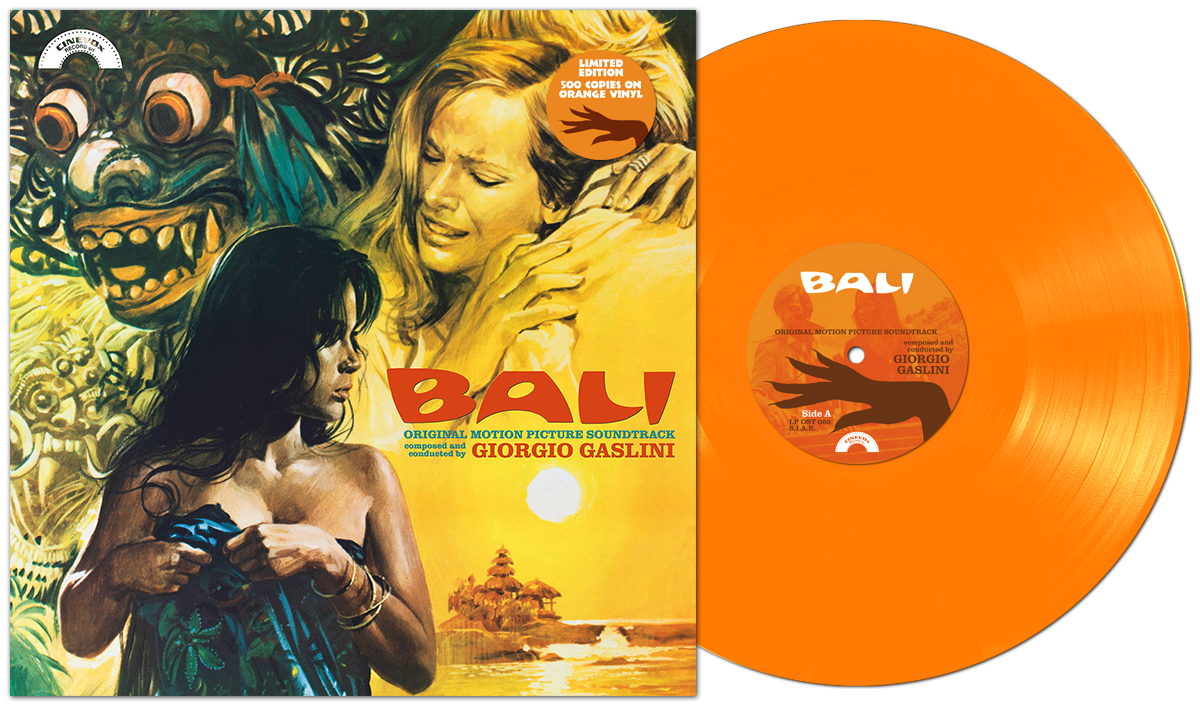 Giorgio Gaslini - Bali OST (Limited Edition Orange Vinyl) (New Vinyl)