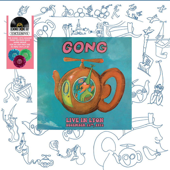 Gong - Live In Lyon: December 14th, 1972 (2LP/Coloured Vinyl) (RSD 2023) (New Vinyl)