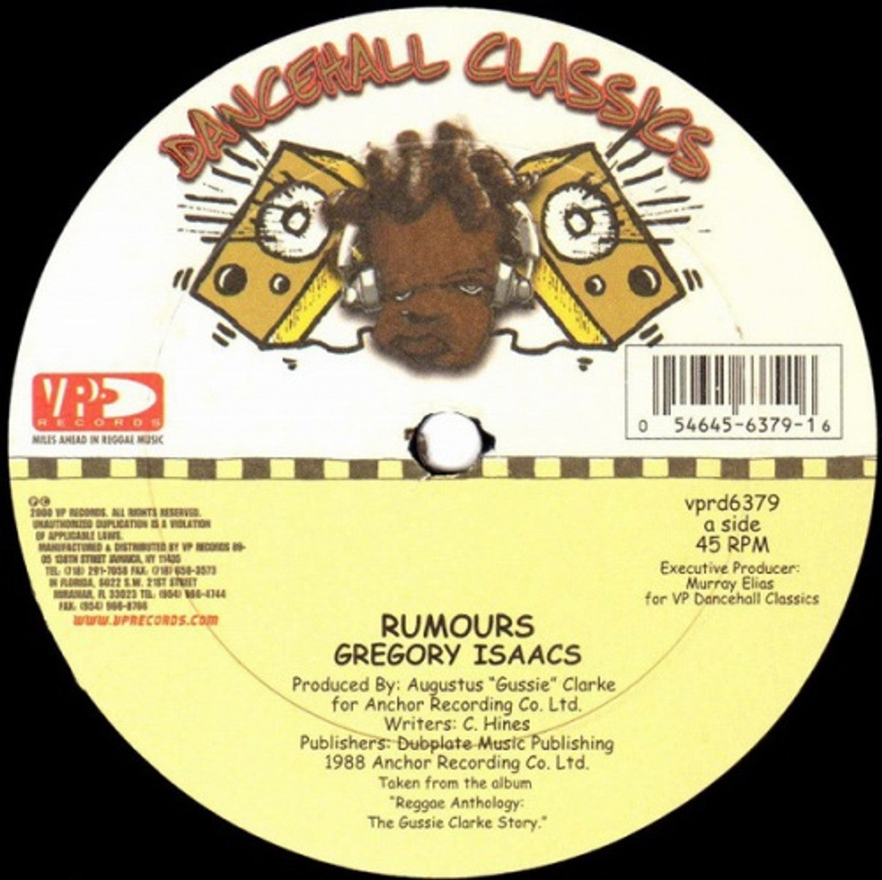 Gregory Isaacs - Rumours 12" EP (New Vinyl)