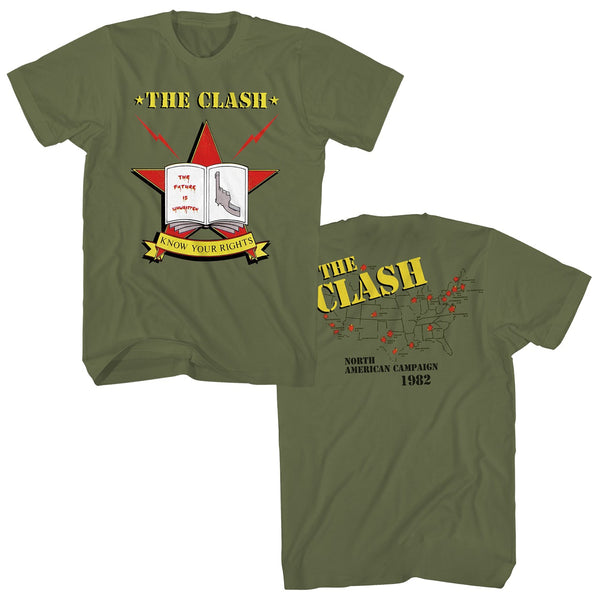 Clash Know Your Rights! Green Shirt