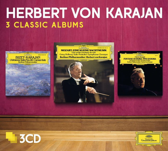 Herbert von Karajan - 3 Classic Albums (New CD) (3 CD Set)