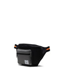 Herschel - Seventeen Black Grid/Gargoyle/Sun Orange - Hip Pack Bag One Size