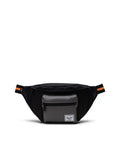Herschel - Seventeen Black Grid/Gargoyle/Sun Orange - Hip Pack Bag One Size