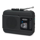 JENSEN MCR-60 Portable Bluetooth AM/FM Cassette Player/Recorder