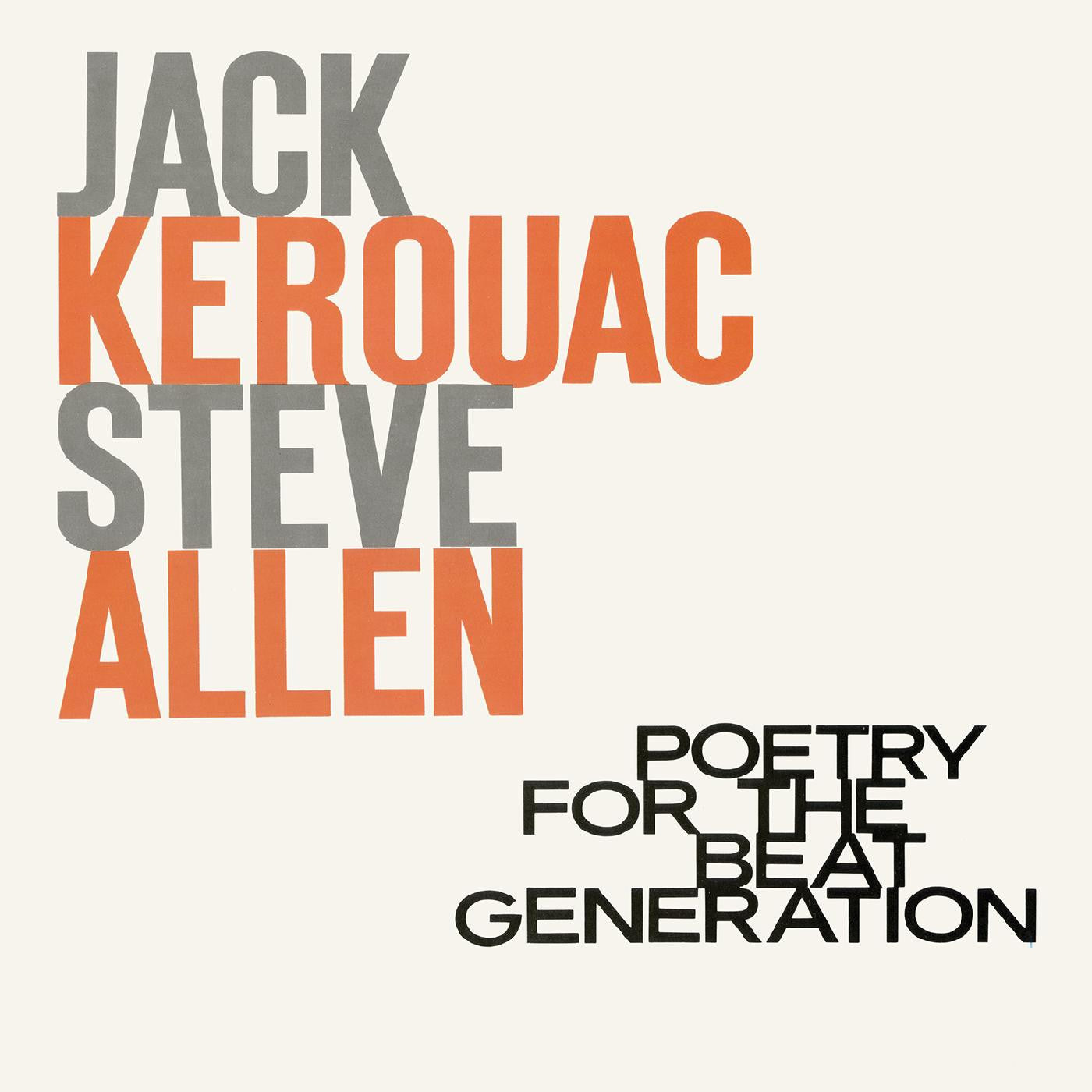 Jack Kerouac & Steve Allen - Poetry For the Beat Generation (New Vinyl) (Colour Vinyl)