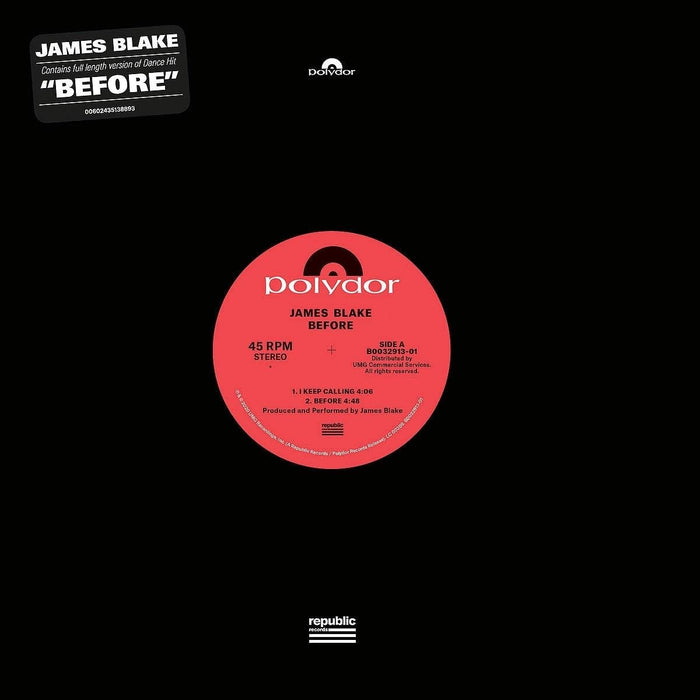 James Blake - Before EP (New Vinyl)
