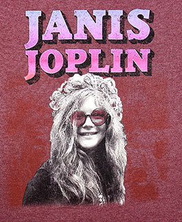 Janis Joplin - Rose Coloured Glasses - T-Shirt