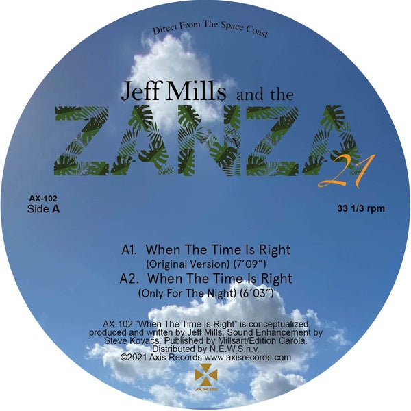 Jeff Mills and the Zanza 21 - When the Time Is Right (12") (New Vinyl)