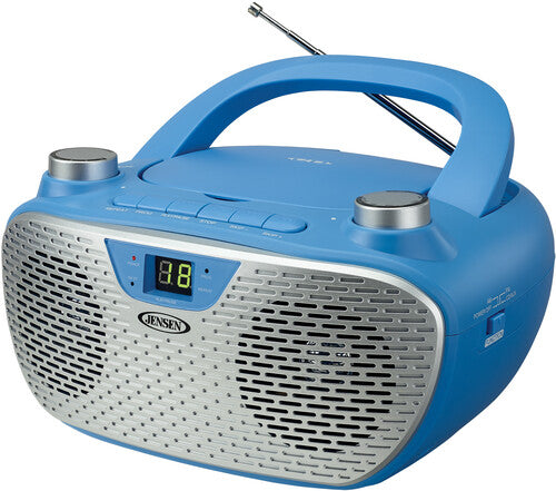 Jensen CD485BL Boombox CD AM/FM Stereo Radio (Blue) (Electronics) ***AVAILABLE AS IN-STORE PICKUP ONLY***