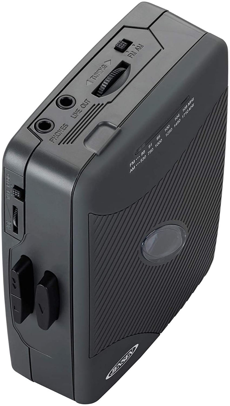 Jensen Stereo Cassette Player Walkman with AM-FM Radio