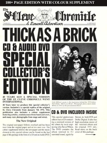 Jethro Tull - Thick as a Brick 40th Anniversary Special Edition (New CD)