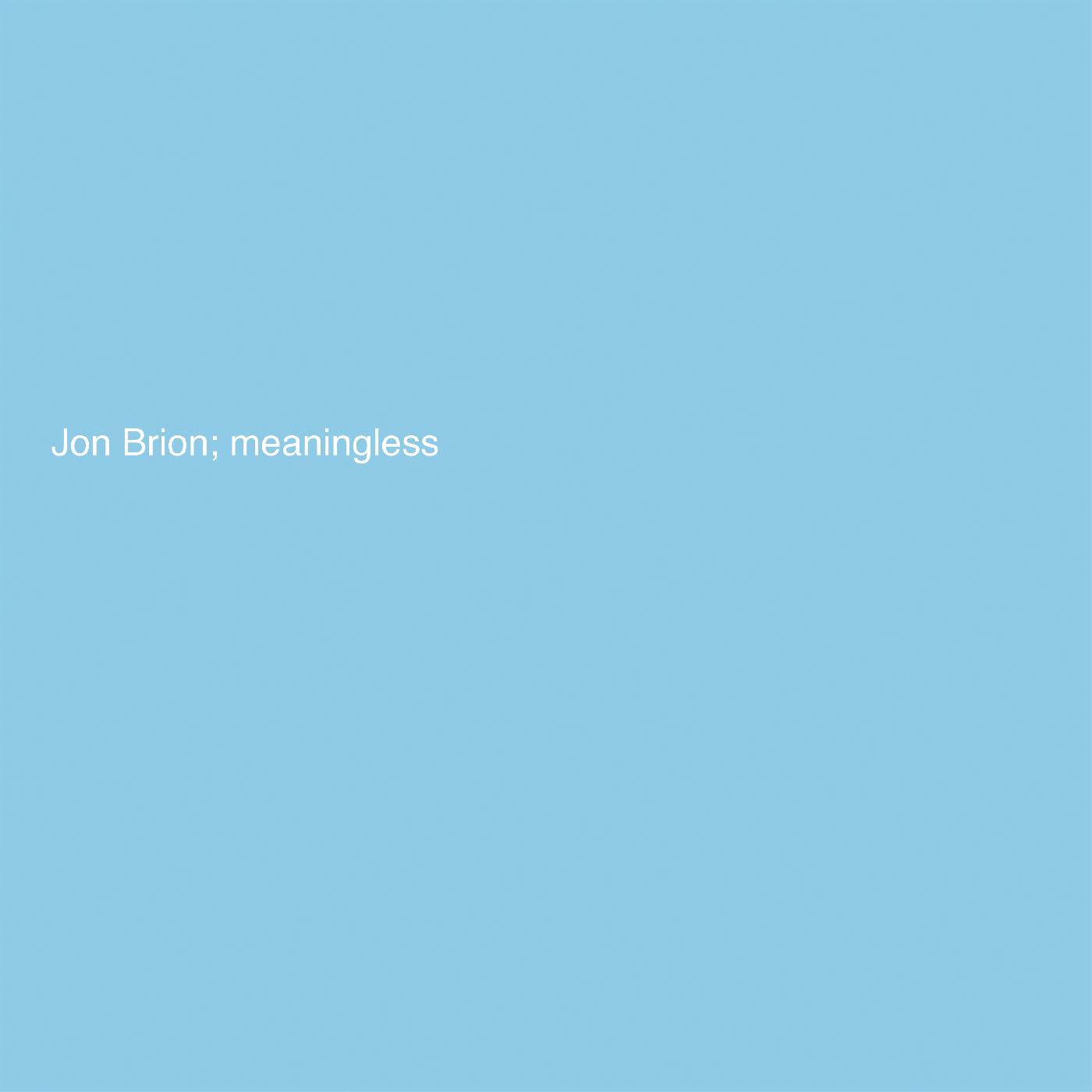 Jon Brion - Meaningless (Baby Blue) (New Vinyl)