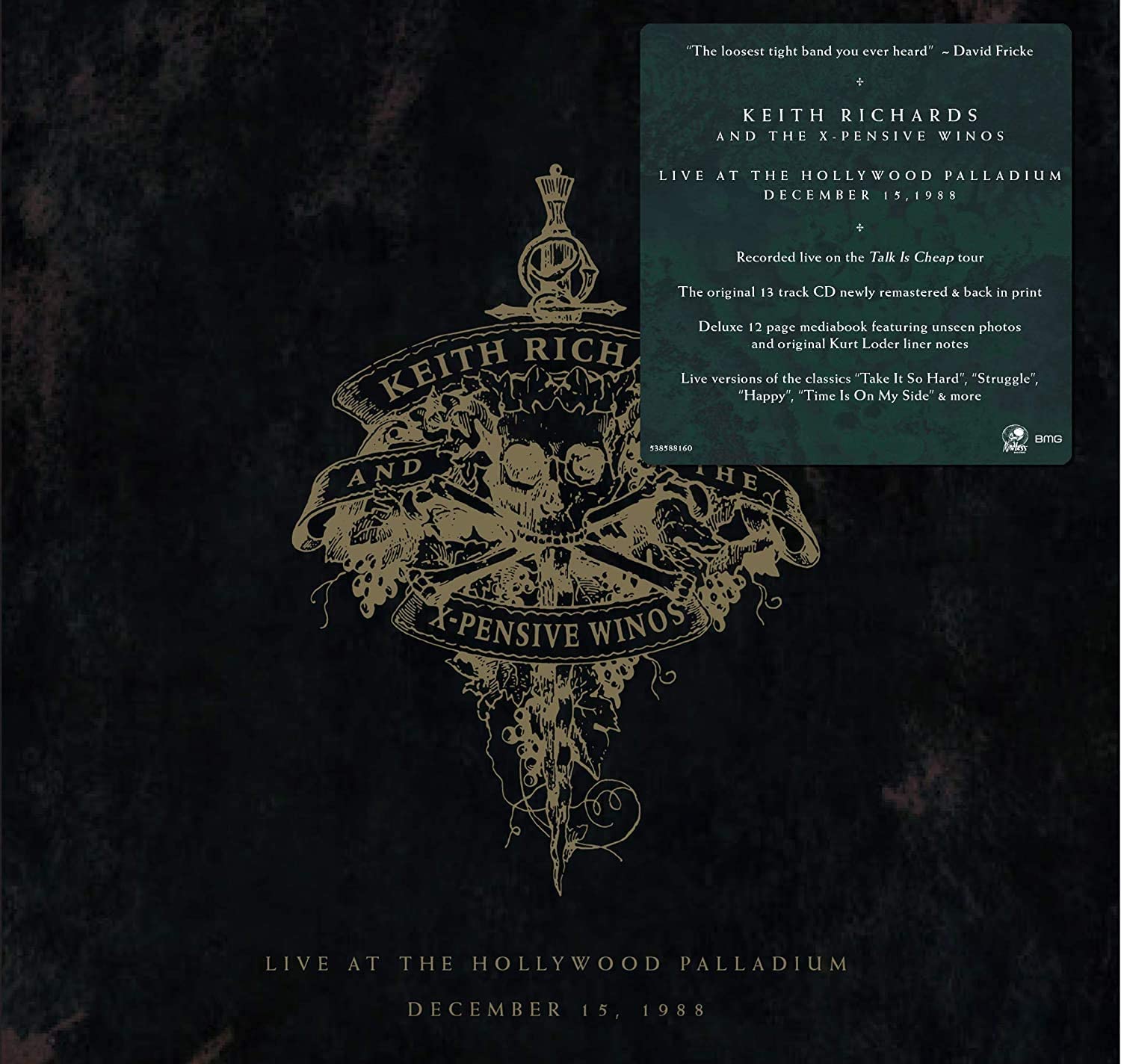 Keith Richards & The X-Pensive Winos - Live At The Hollywood Palladium: Remastered (Mediabook) (New CD)