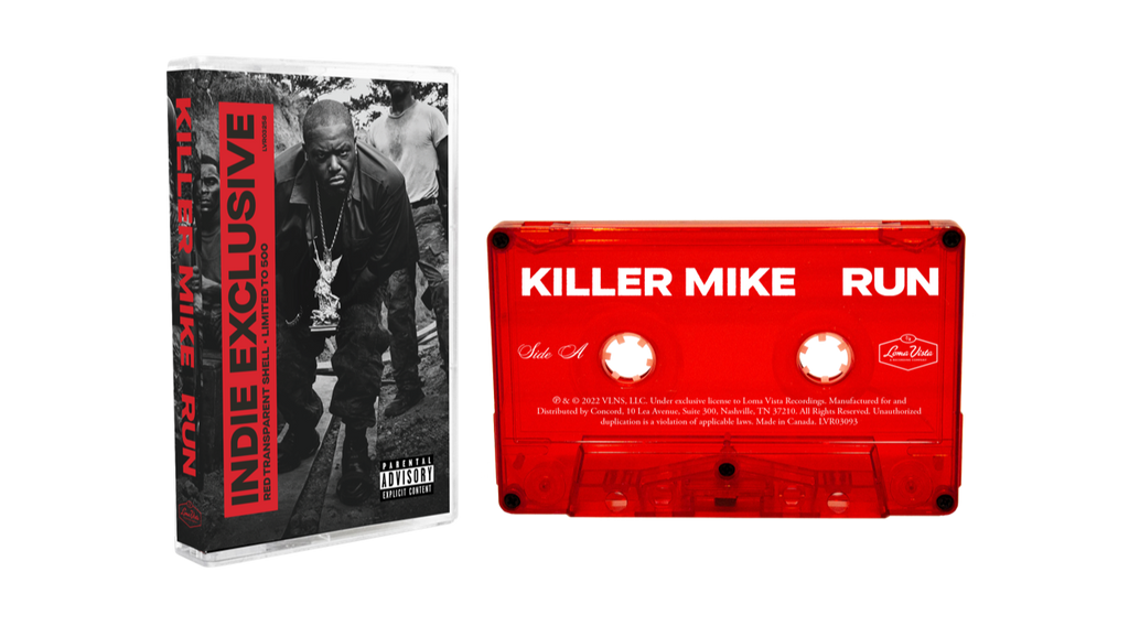 Killer Mike - RUN (Indie Exclusive Red Transparent Shell) (New Cassette)