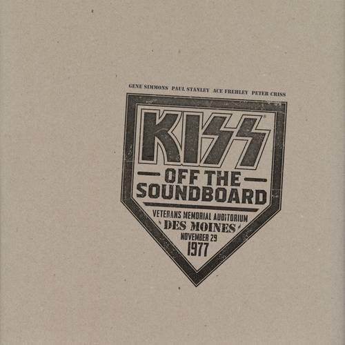 Kiss - Off The Soundboard - Des Moines Nov 29,  1977  (2LP) (New Vinyl)