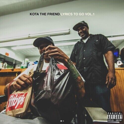 Kota The Friend - Lyrics To Go Vol. 1 10" (Orange And Black Splattered) (New Vinyl)