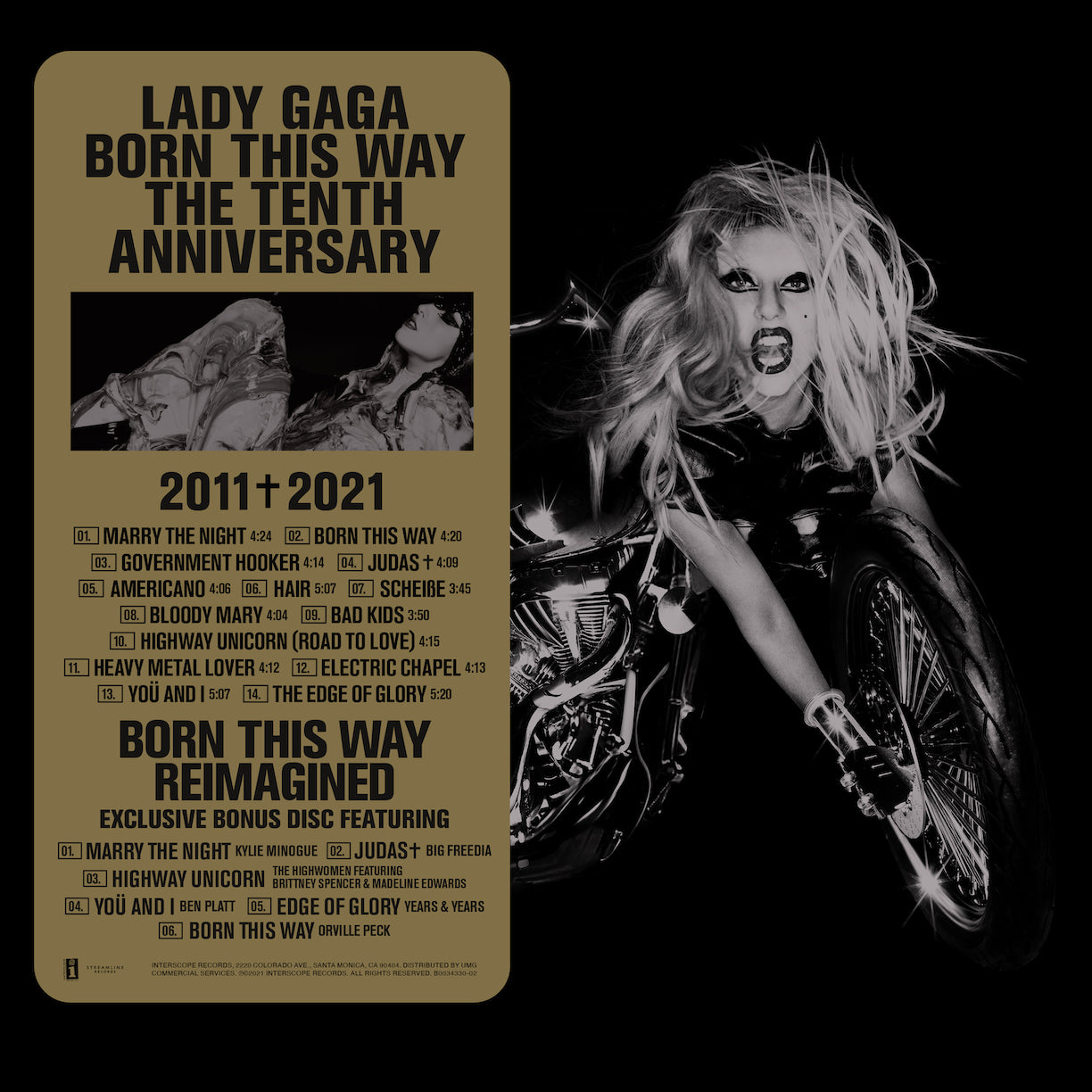 Lady Gaga - Born This Way The Tenth Anniversary / Born This Way Reimagined (New Vinyl)