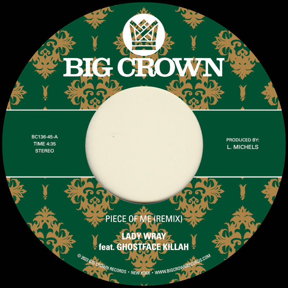 Lady Wray & Pete Rock - Piece Of Me (Feat. Ghostface Killah)/Joy & Pain (Pete Rock Remix) 7" (New 7" Vinyl)