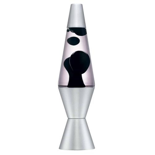 Lava Lamp Classic - BLACK  WAX / CLEAR LIQUID 14.5" - For PICK UP ONLY