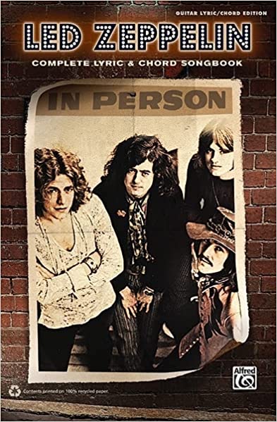 Led Zeppelin - Complete Lyric & Chord Songbook (New Book)