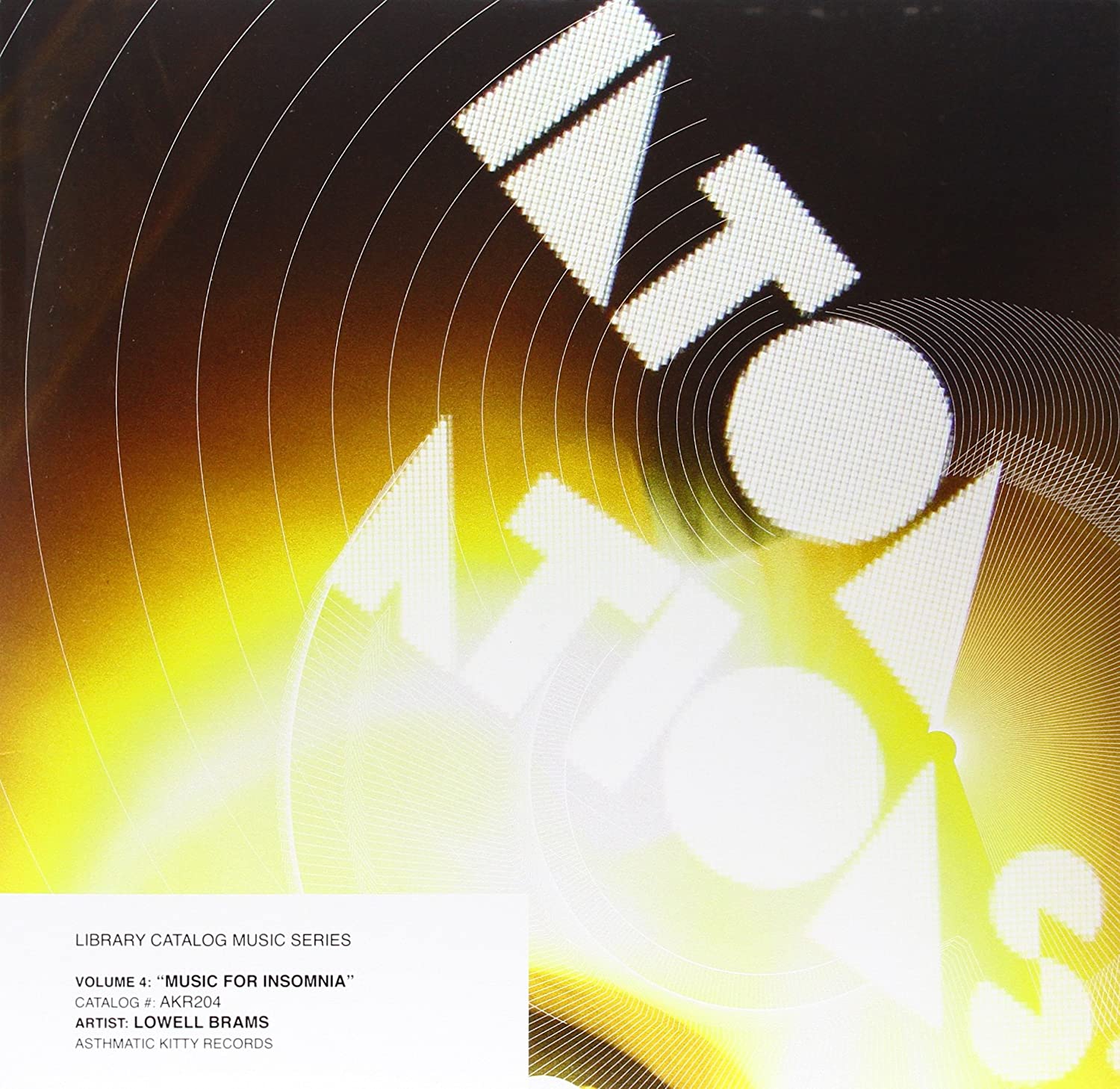 Lowell Brams - Library Catalong Music Series: Music For Insomnia (New Vinyl)