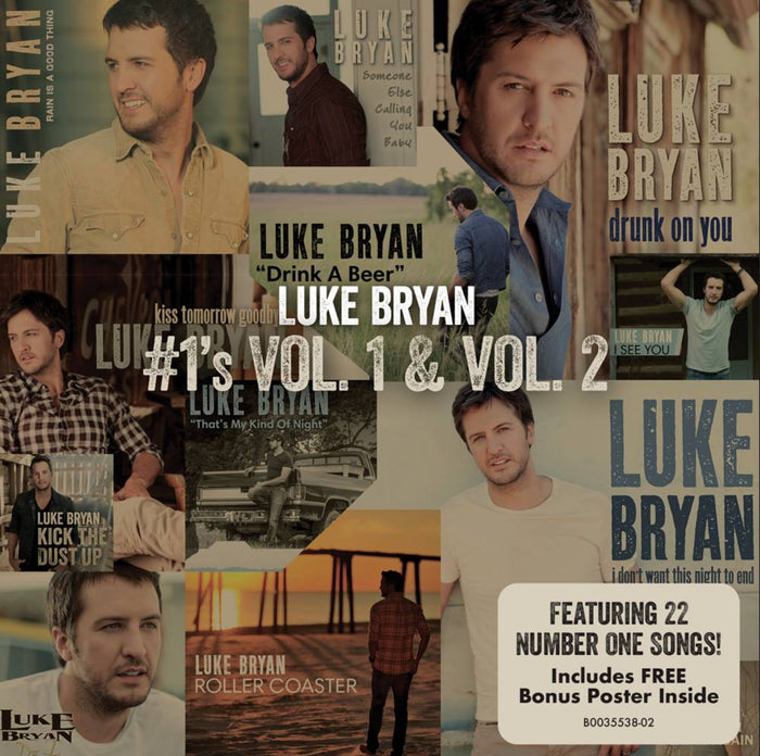 Luke Bryan - #1's Vol.1 & Vol.2 (2CD) (New CD)