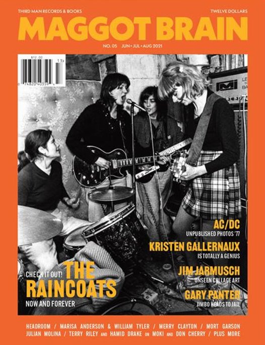 Maggot Brain Issue 5 Jun/Jul/Aug 2021 (The Raincoats) (New Magazine)