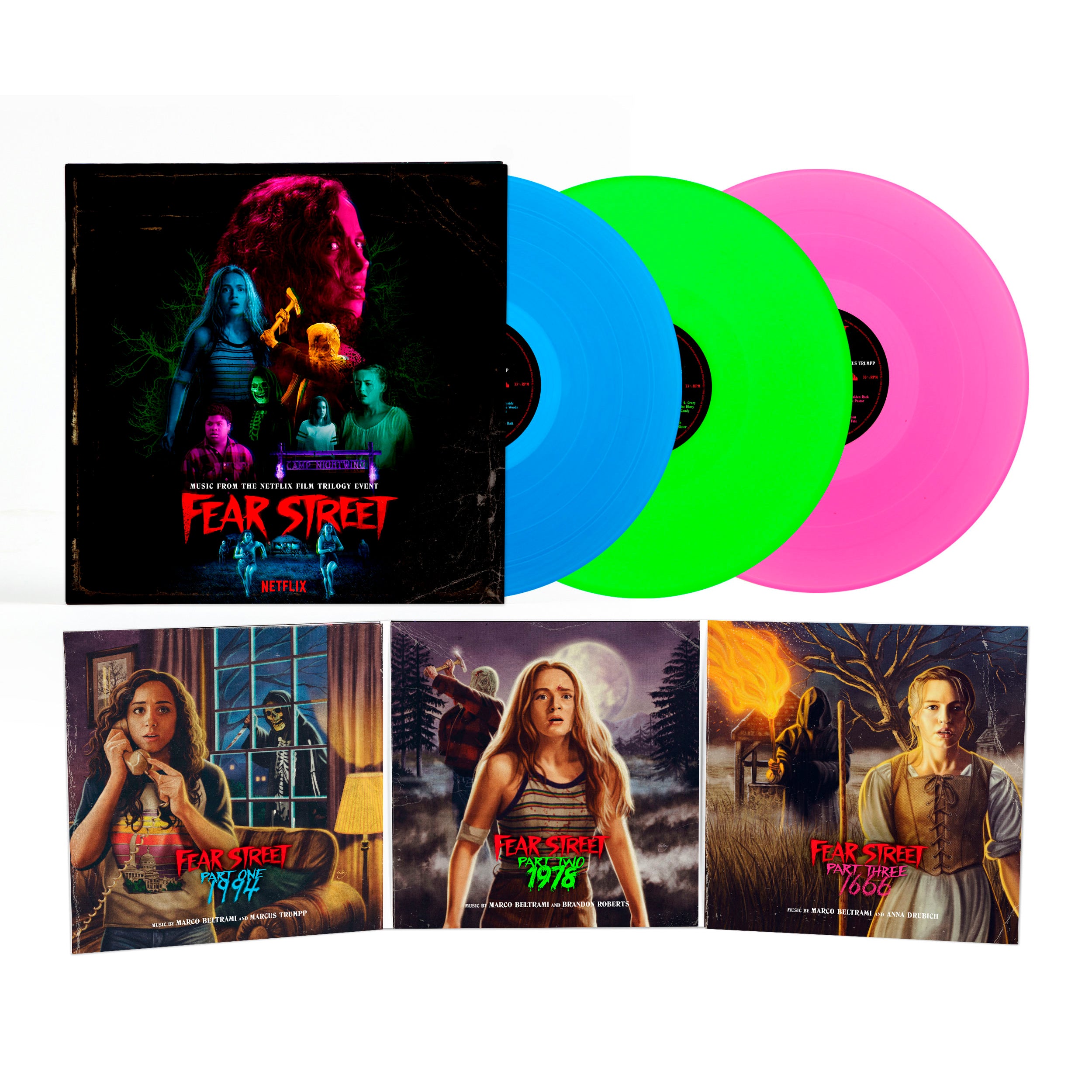 Marco Beltrami - Fear Street: Parts 1-3 (Neon Multi 3LP) (New Vinyl)