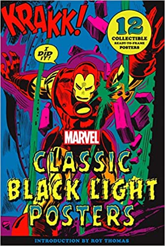 Marvel Classic Black Light Posters (New Book/Posters)