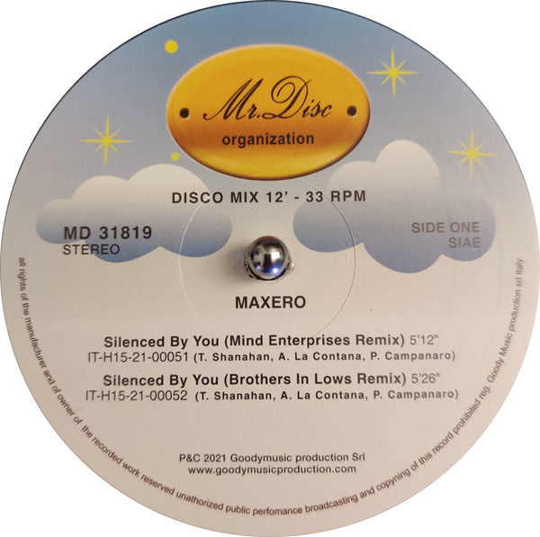 Maxero - Silenced By You (12") (New Vinyl)
