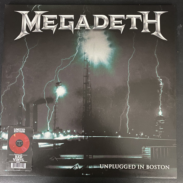 Megadeth – Unplugged In Boston (New Vinyl) Red Vinyl
