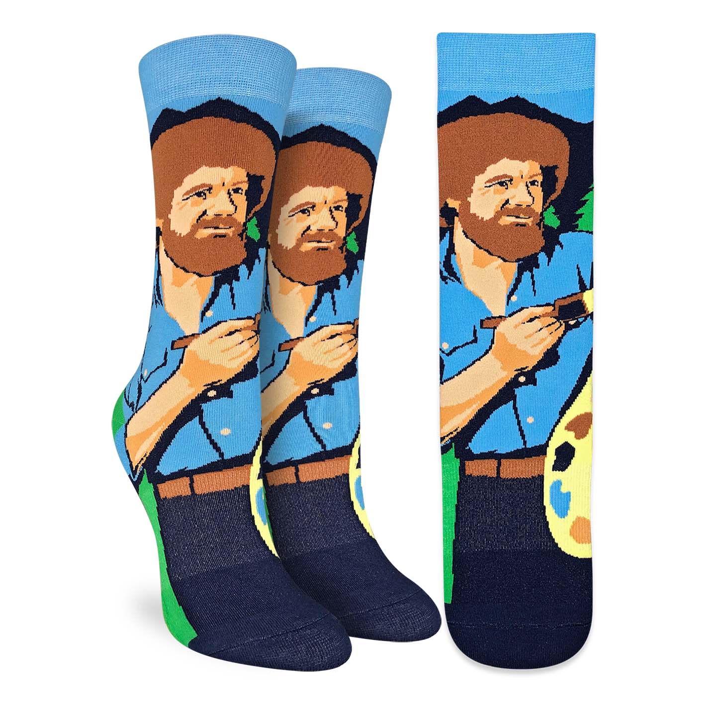Men's Bob Ross Exploring Colour Palettes Socks